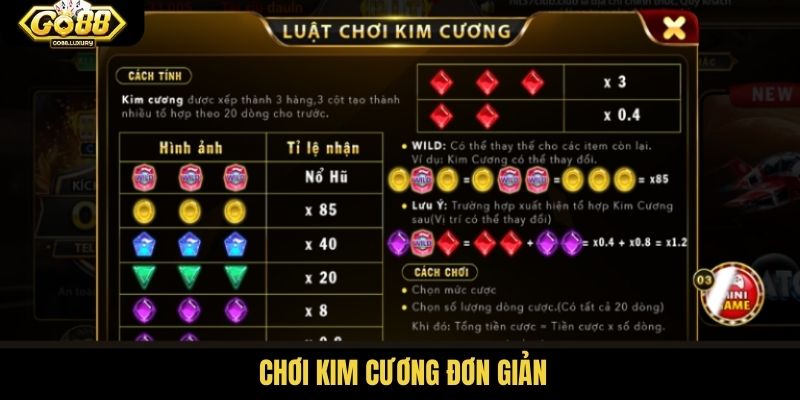 Chơi Kim Cương đơn giản